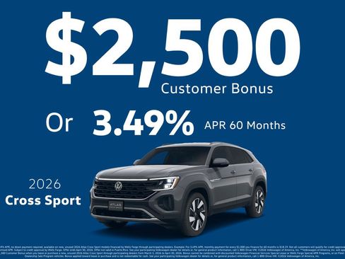 New 2026 Volkswagen Atlas Cross Sport SEL image 3