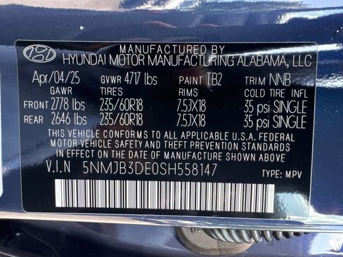 Certified 2025 Hyundai Tucson SEL image 32