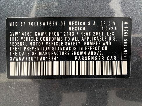 New 2026 Volkswagen Jetta S image 28