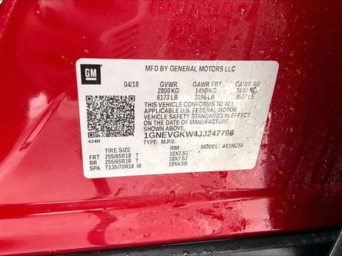 Used 2018 Chevrolet Traverse LT w/ LPO, Cargo Package image 31