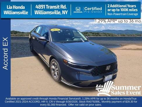 Certified 2024 Honda Accord EX image 1