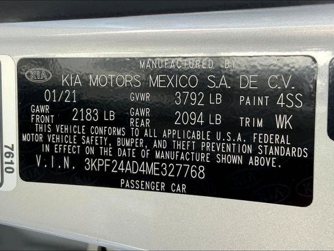 Used 2021 Kia Forte LXS FWD image 31