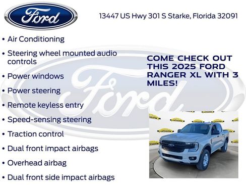 New 2025 Ford Ranger XL image 15