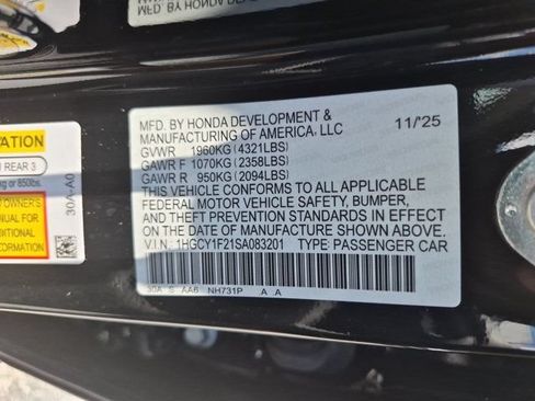 Used 2025 Honda Accord LX image 35