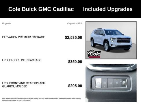Used 2025 GMC Acadia Elevation w/ Elevation Premium Package image 3