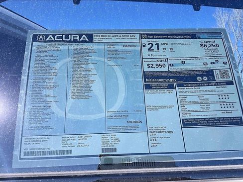 New 2026 Acura MDX A-Spec image 41