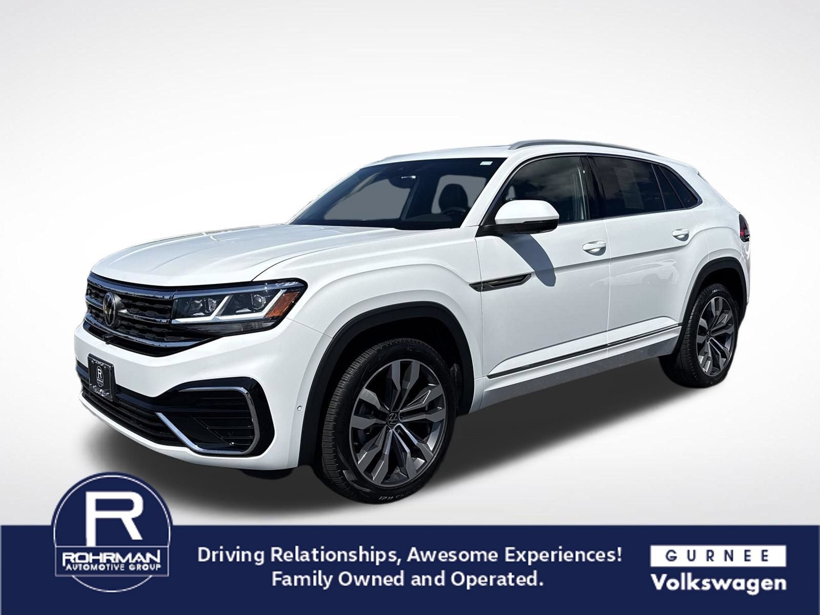 Used 2021 Volkswagen Atlas Cross Sport SEL Premium R-Line w/ Cross Sport MDO Package AWD/4WD image 1