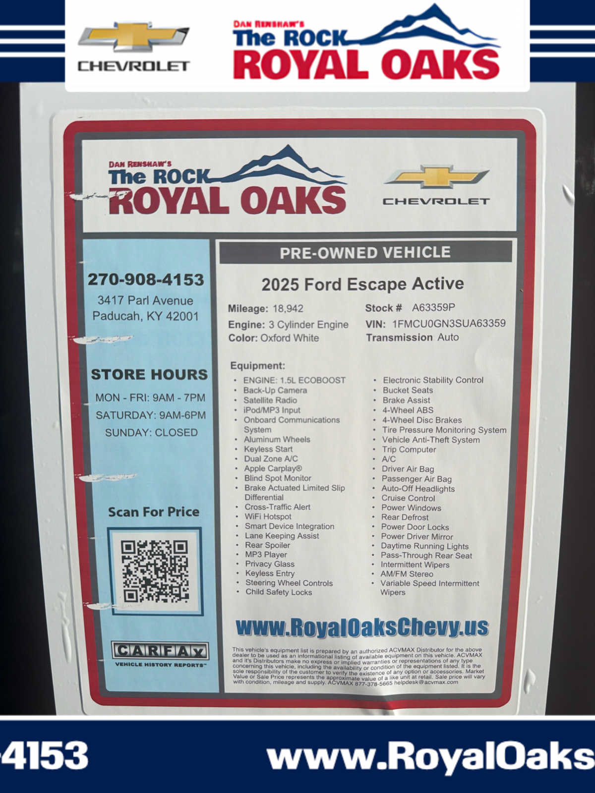 Used 2025 Ford Escape Active FWD image 28