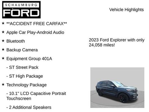 Used 2023 Ford Explorer ST w/ Equipment Group 401A AWD/4WD image 8