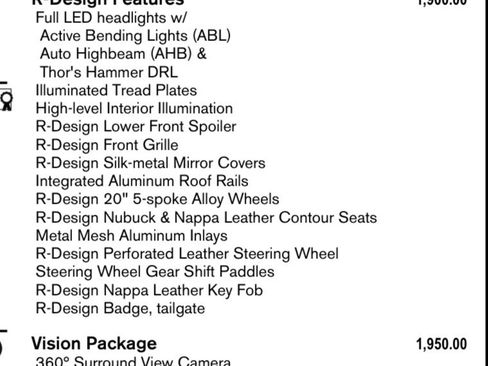 Used 2017 Volvo XC90 T8 R-Design w/ Vision Package image 5