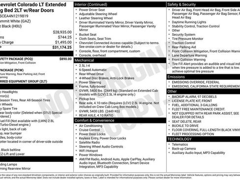 Used 2022 Chevrolet Colorado LT w/ Fleet Safety Package image 29