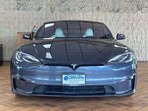 Used 2021 Tesla Model S Plaid AWD/4WD image 3