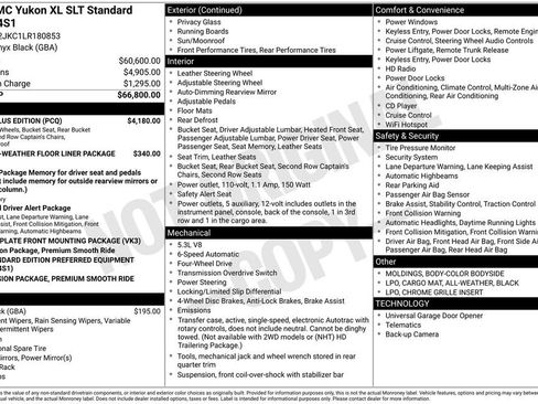 Used 2020 GMC Yukon XL SLT w/ Value Plus Edition image 8