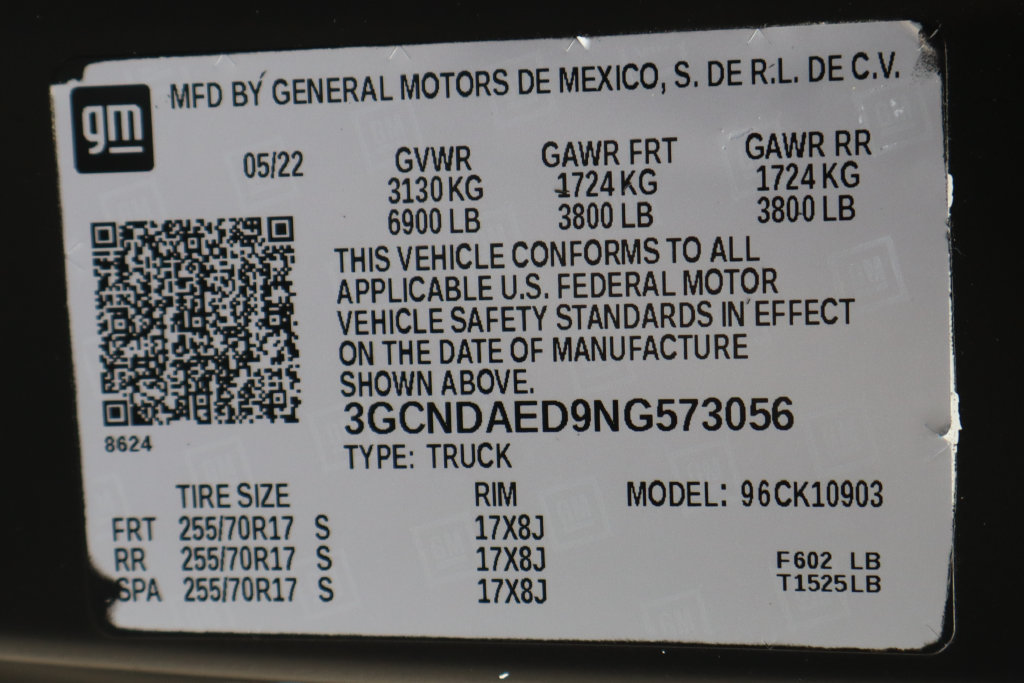 Used 2022 Chevrolet Silverado 1500 W/T w/ WT Value Package AWD/4WD image 45