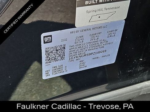 Used 2023 Cadillac XT5 Sportv AWD/4WD image 29