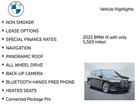Used 2025 BMW iX xDrive50 w/ Convenience Package image 9