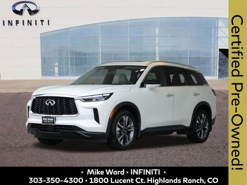 Certified 2023 INFINITI QX60 Luxe w/ Performance Audio Package AWD/4WD image 1