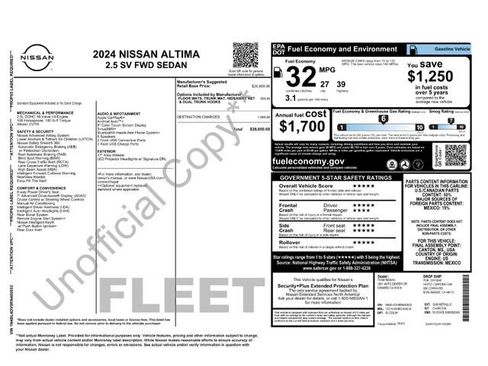 Used 2024 Nissan Altima 2.5 SV FWD image 32