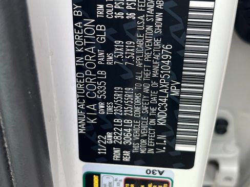 Certified 2023 Kia EV6 Wind RWD image 28