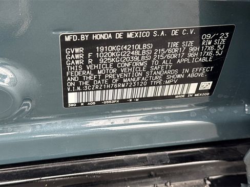 Certified 2024 Honda HR-V EX-L image 31