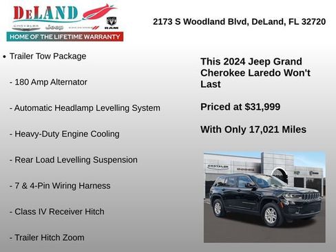 Used 2024 Jeep Grand Cherokee Laredo w/ Luxury Tech Group I image 6