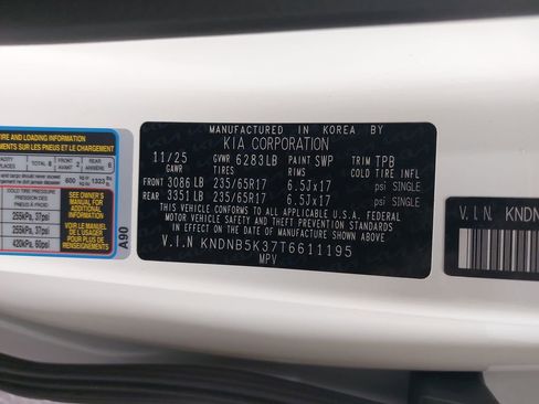 New 2026 Kia Carnival LXS image 37