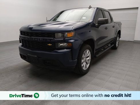 Used 2021 Chevrolet Silverado 1500 Custom w/ LPO, Dark Essentials Package RWD image 1