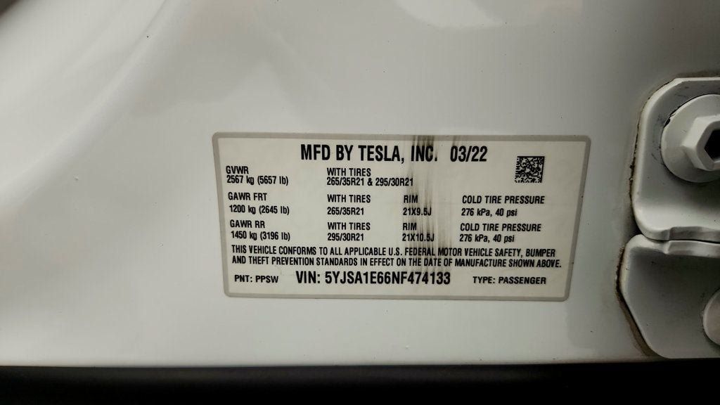 Used 2022 Tesla Model S Plaid AWD/4WD image 23