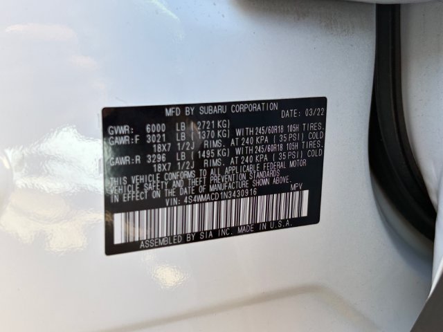 Used 2022 Subaru Ascent Premium w/ Convenience Package AWD/4WD image 25