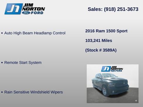 Used 2016 RAM 1500 Sport w/ Convenience Group AWD/4WD image 15