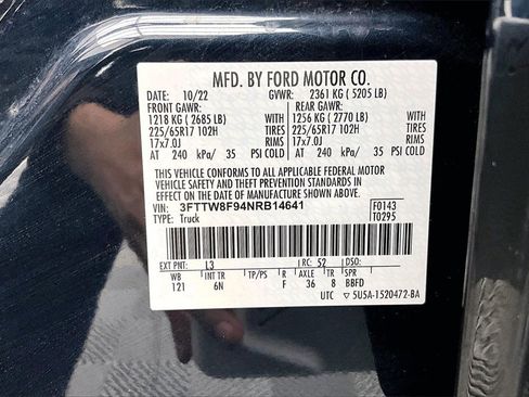 Used 2022 Ford Maverick Lariat w/ Lariat Luxury Package image 36