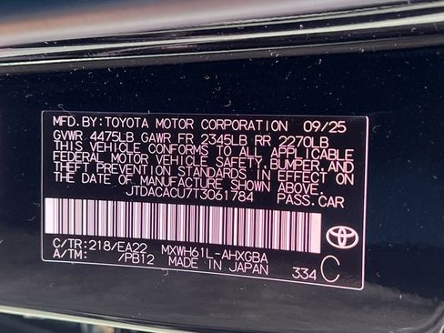 New 2026 Toyota Prius Plug-In Hybrid FWD image 24