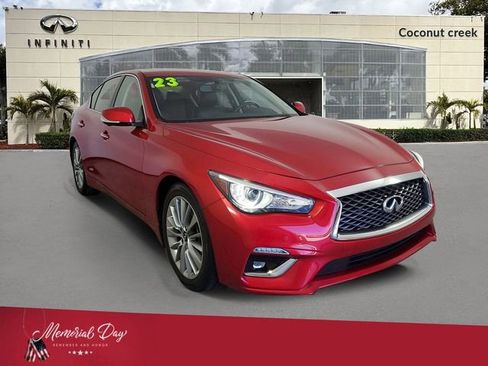 Used 2023 INFINITI Q50 Luxe w/ Cargo Package RWD image 1
