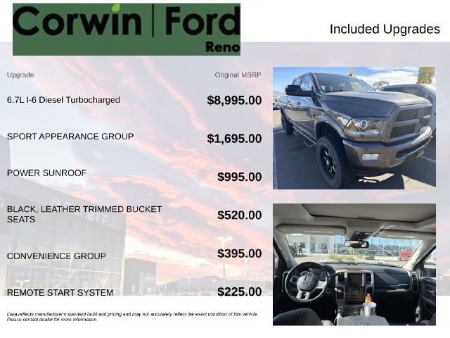 Used 2016 RAM 2500 Laramie w/ Sport Appearance Group AWD/4WD image 8