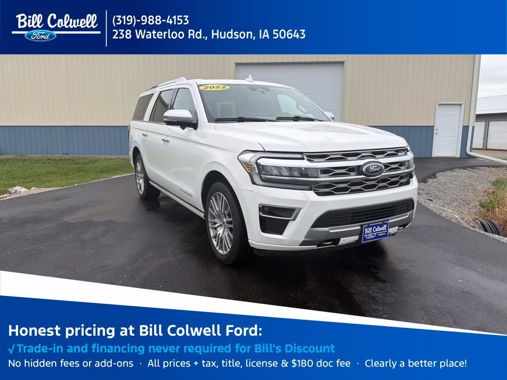 Certified 2022 Ford Expedition Max Platinum AWD/4WD image 1