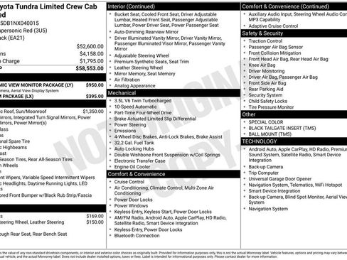 Used 2022 Toyota Tundra Limited AWD/4WD image 19
