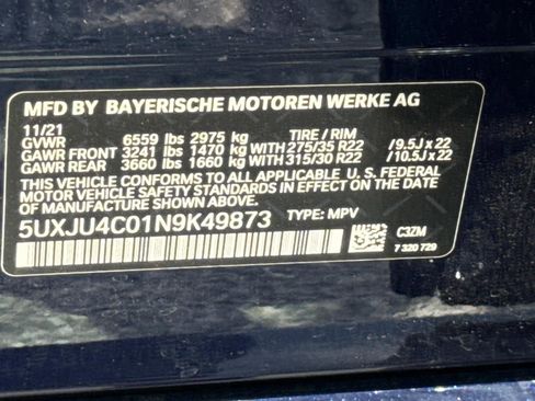 Used 2022 BMW X5 M50i w/ Executive Package AWD/4WD image 42