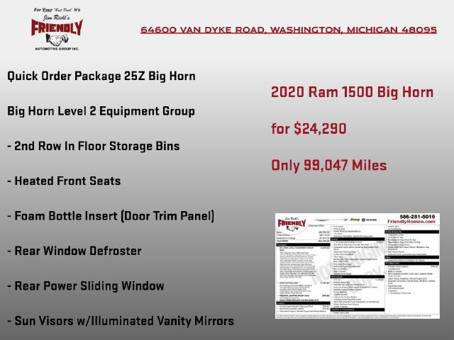 Used 2020 RAM 1500 Big Horn AWD/4WD image 3