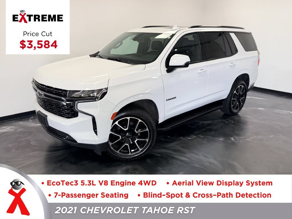Used 2021 Chevrolet Tahoe RST w/ Luxury Package AWD/4WD image 1