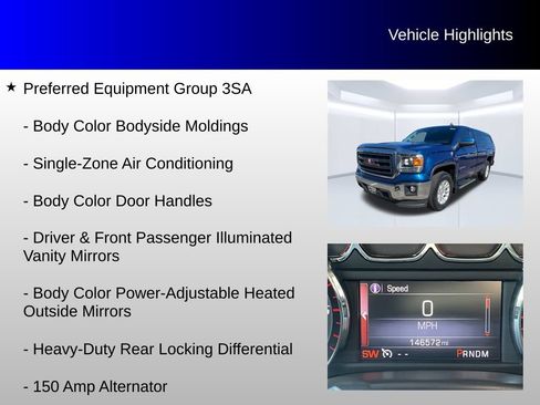 Used 2015 GMC Sierra 1500 SLE w/ SLE Preferred Package AWD/4WD image 8