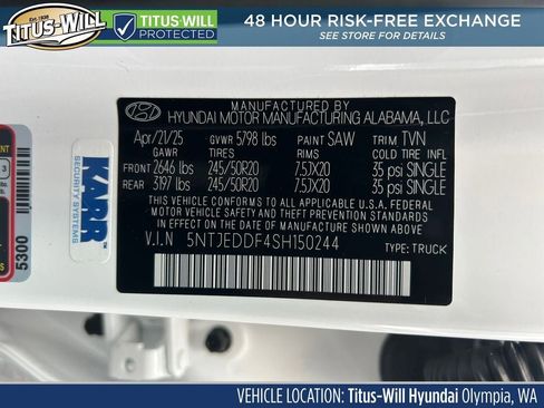 New 2025 Hyundai Santa Cruz Limited image 34