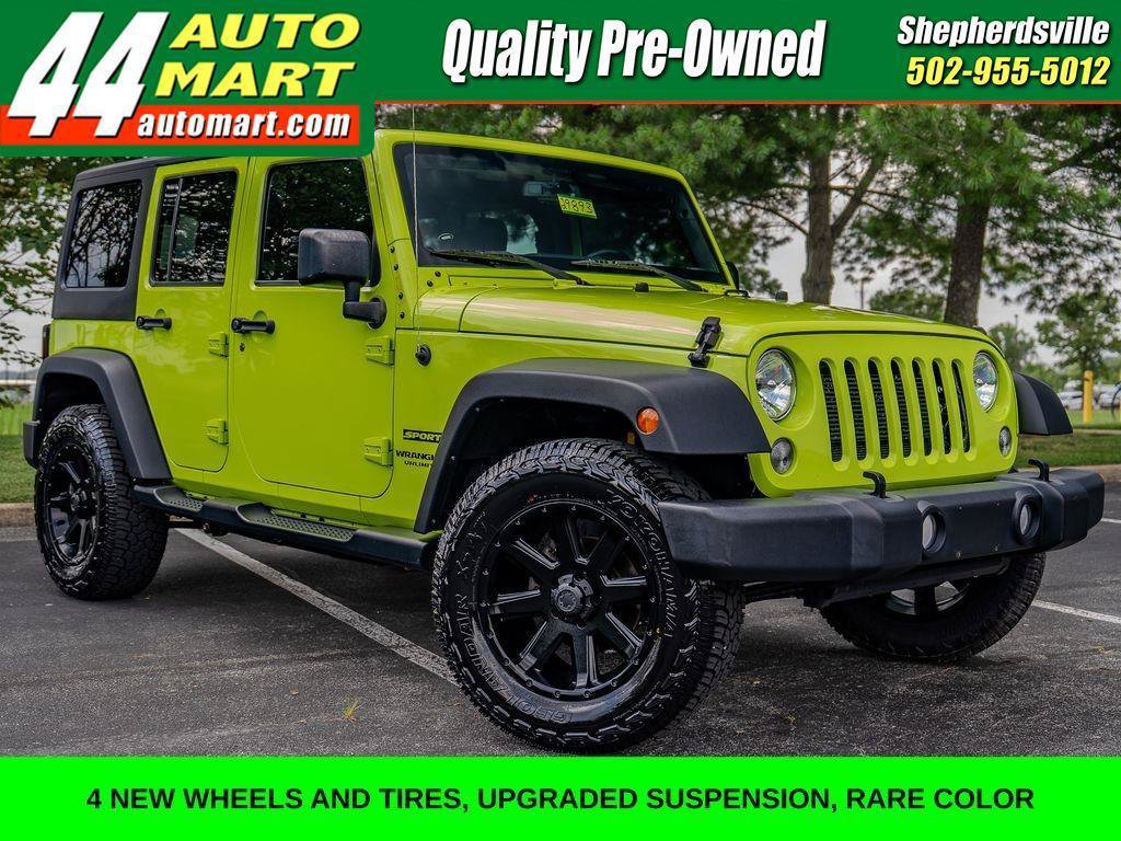 Used 2017 Jeep Wrangler Unlimited Sport w/ Quick Order Package 24S AWD/4WD image 1