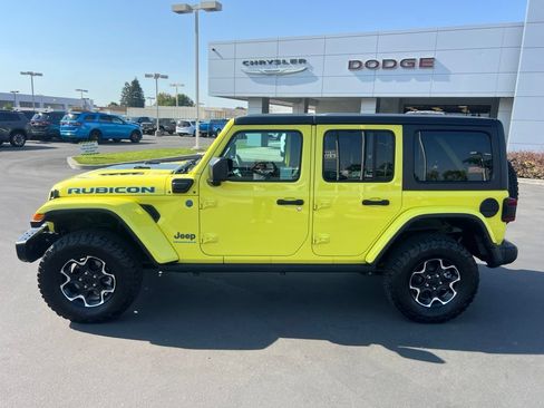 Used 2023 Jeep Wrangler Unlimited Rubicon 4xe w/ Steel Bumper Group AWD/4WD image 24