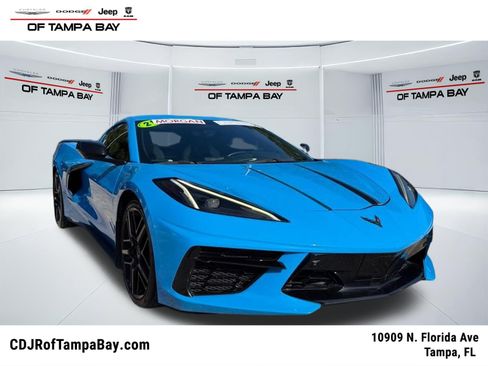 Used 2021 Chevrolet Corvette Stingray Preferred Cpe w/ Z51 Performance Package RWD image 1