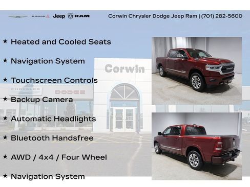 Used 2023 RAM 1500 Limited w/ Body Color Bumper Group image 8