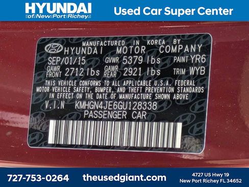 Used 2016 Hyundai Genesis 3.8 w/ Option Group 02 RWD image 40