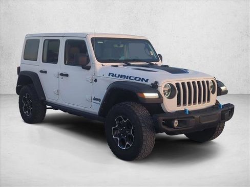 Used 2022 Jeep Wrangler Unlimited Rubicon 4xe w/ Steel Bumper Group image 3