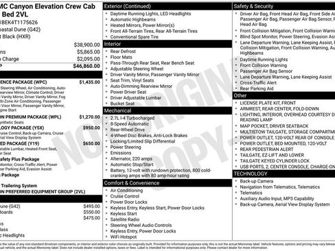 New 2026 GMC Canyon Elevation w/ Convenience Package image 6