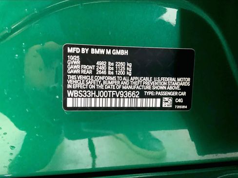 New 2026 BMW M3 Competition w/ M Carbon Exterior Package image 21