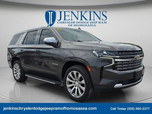 Used 2021 Chevrolet Tahoe Premier w/ Premium Package AWD/4WD image 1